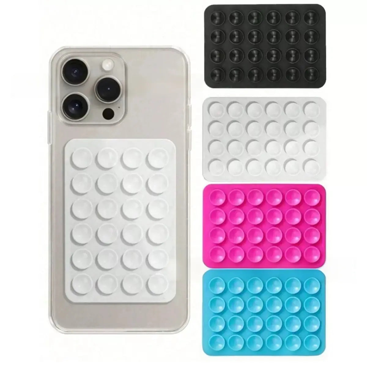 Silicone Suction Phone Holder – Portable Grip & Stand