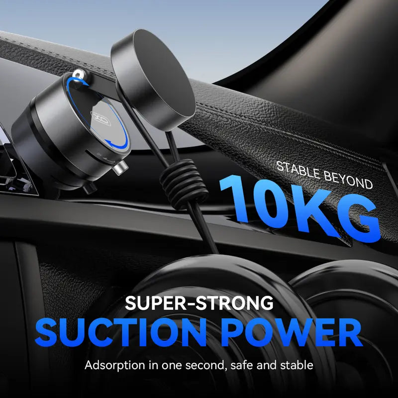 XO Magnetic Vacuum Phone Holder – Foldable, Adjustable & Portable