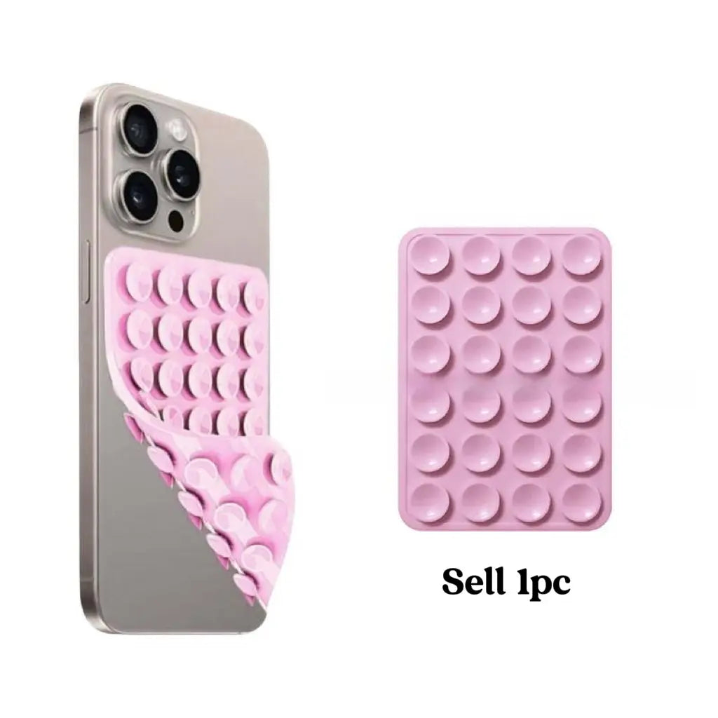 Silicone Suction Phone Holder – Portable Grip & Stand