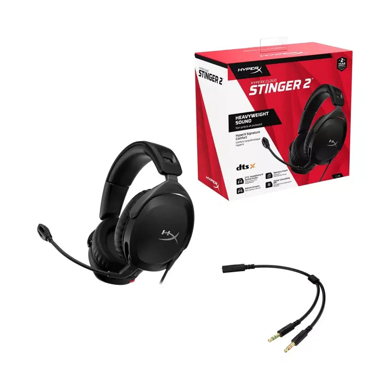 Hyperx Stinger 2 Wired Gaming Headset for Xbox Series X|S/Xbox One/Playstation 4/5/Nintendo Switch/Pc