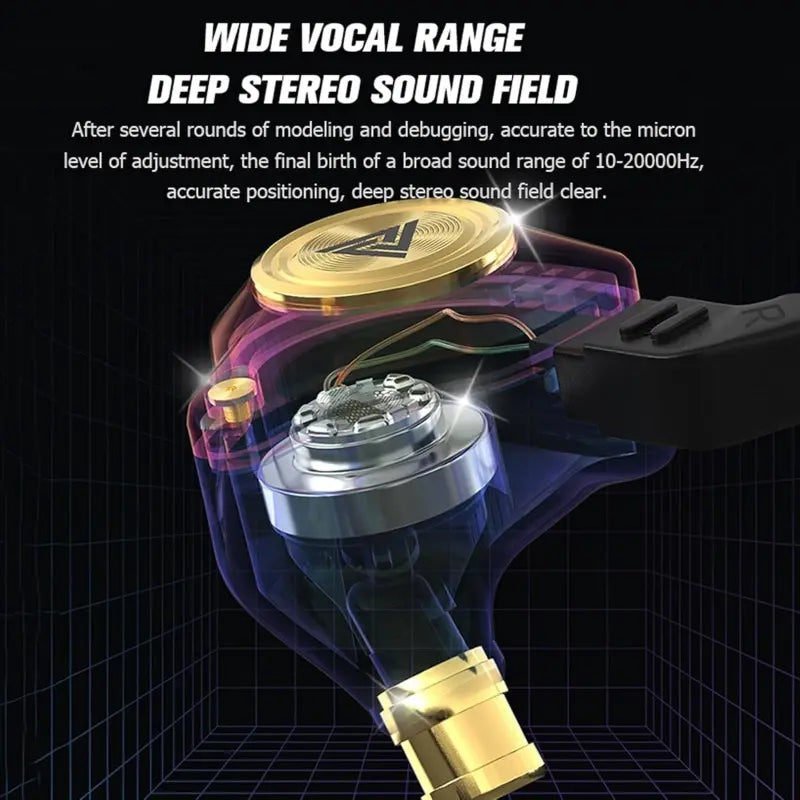 AK3 In-Ear Monitor Earphones – HiFi Sound, Transparent Design & Detachable Cable